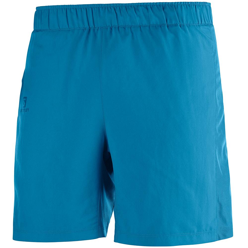 SALOMON AGILE 7" M Philippines - Men's Shorts - Blue | 804523-KUY